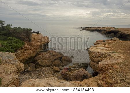 The Sea Of Ibiza A Very Cloudy Day