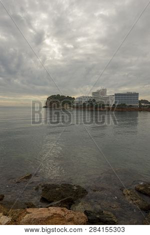 The Sea Of Ibiza A Very Cloudy Day