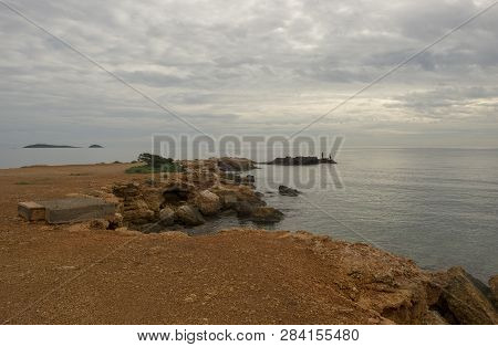 The Sea Of Ibiza A Very Cloudy Day