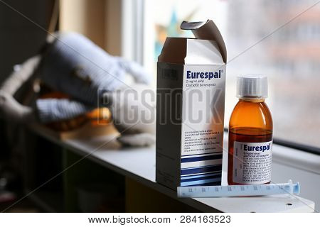 Details With A Bottle Of Eurespal (pneumorel)