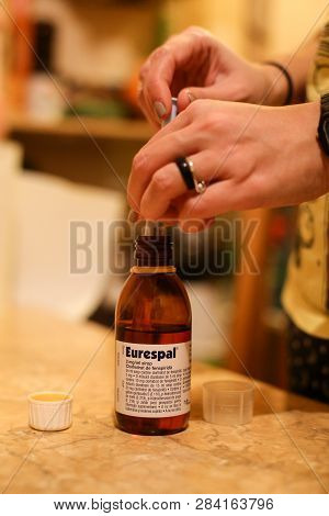 Details With A Bottle Of Eurespal (pneumorel)