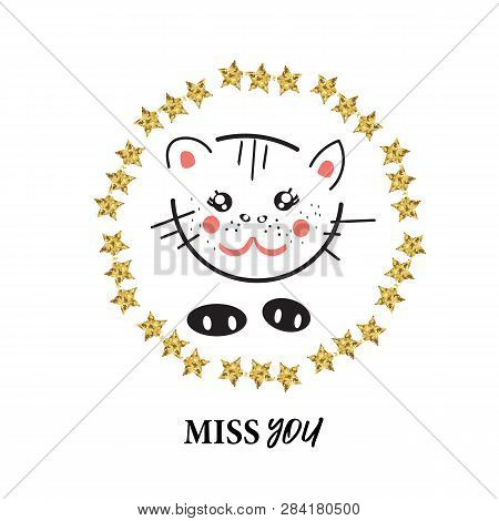 Cat Kitty Kat Character Design Vector Sweater Funny Cartoon