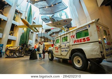 London, Uk - May 22 2018: Imperial War Museums (iwm)  Intended To Record The Civil And Military War