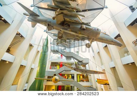 London, Uk - May 22 2018: Imperial War Museums (iwm)  Intended To Record The Civil And Military War