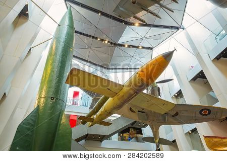 London, Uk - May 22 2018: Imperial War Museums (iwm)  Intended To Record The Civil And Military War