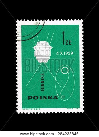 Poland - Circa 1963: A Stamp Printed In Poland Shows Lunnik 3 Desselberger, Circa 1963