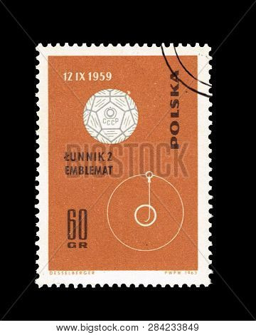 Poland - Circa 1963: A Stamp Printed In Poland Shows Lunnik 2 Emblemat  Desselberger, Circa 1963