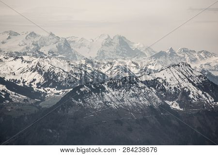 Massif View At Mount. Rigi - Arth, Switzerland