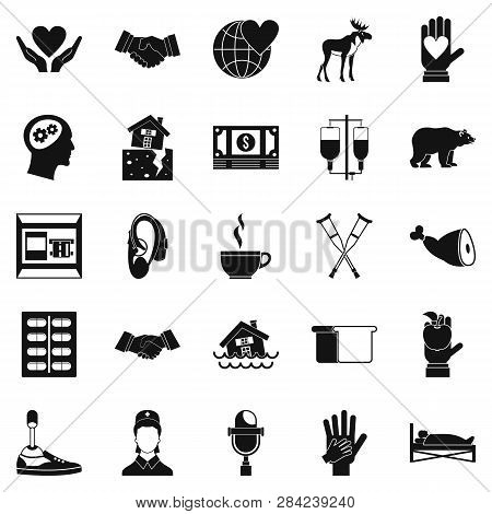 Endowment Icons Set. Simple Set Of 25 Endowment Icons For Web Isolated On White Background