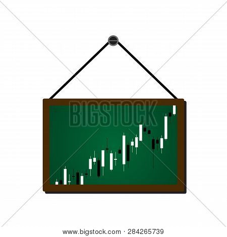 Candle Stick Graph Stock Market Board