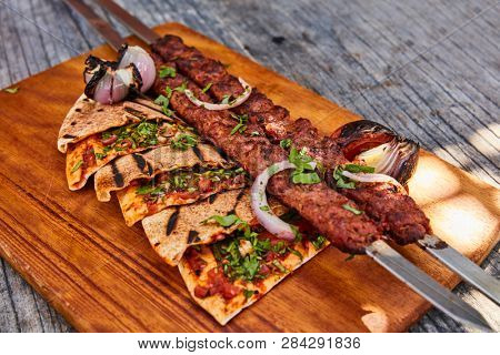 Traditional middle eastern kebab