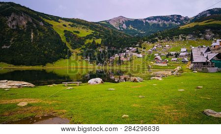 Beautiful Look Of Village On Mountains From Bosnia