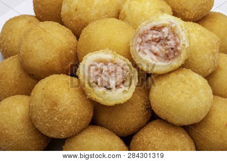 Brazilian Snack with cheese and ham