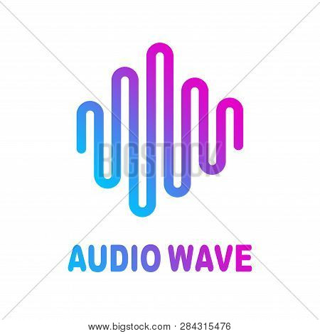 Abstract Colorful Wave Lines Flowing Isolated On White Background For Vector Design Elements In Conc