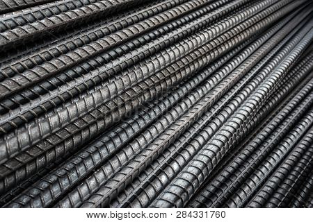 Rebars for reinforcement concrete structure in the construction site