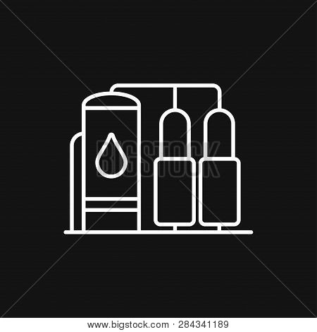 Oil Storage Tank Icon Logo, Illustration, Vector Sign Symbol For Design