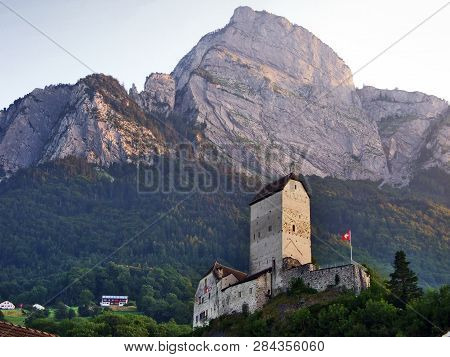 Sargans Castle Or Schloss Sargans - Canton Of St. Gallen, Switzerland