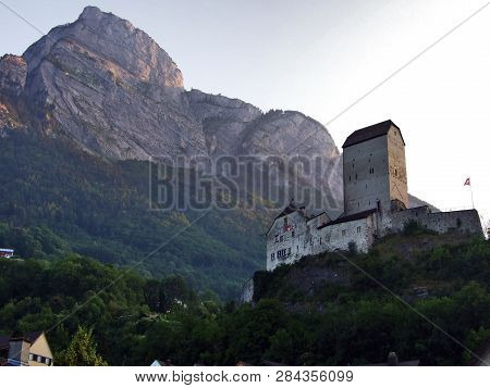 Sargans Castle Or Schloss Sargans - Canton Of St. Gallen, Switzerland
