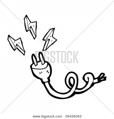stekker cartoon
