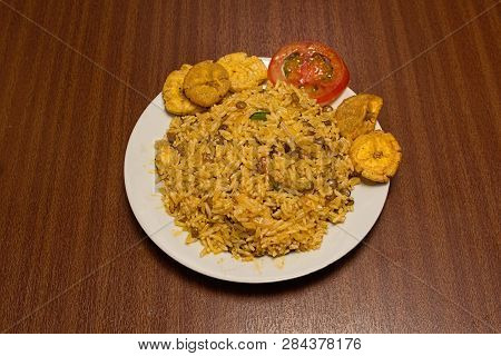 A Wonderful Latin Dish Of Rice And Vegetables