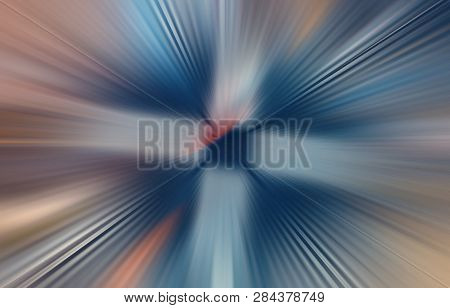 Abstract Radial Zoom Motion Design Gradient Blur