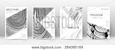 Cover Page Design Template. Triangle Brochure Layout. Awesome Trendy Abstract Cover Page. Soap Inver