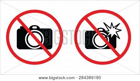 No Photo Sign And No Flash Sign