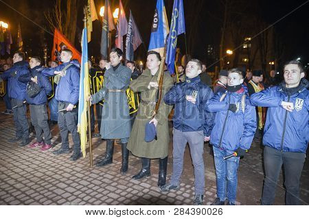 Memorial Procession With Torches