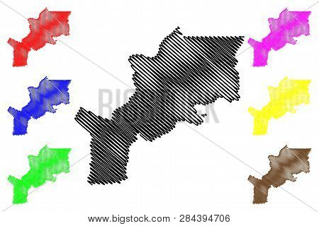 Lomami Province (democratic Republic Of The Congo, Dr Congo, Drc, Congo-kinshasa) Map Vector Illustr