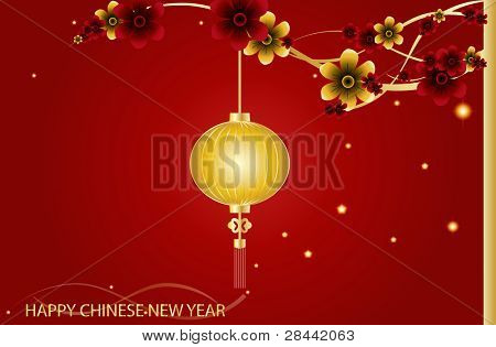 Tündér-fények. Nagy hagyományos kínai lampion hozza jó szerencse és a béke ima alatt Chine