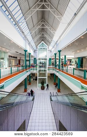 Inside Interior Of Alberton City Mall In Johannesburg
