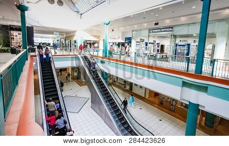 Inside Interior Of Alberton City Mall In Johannesburg