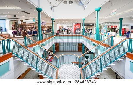 Inside Interior Of Alberton City Mall In Johannesburg