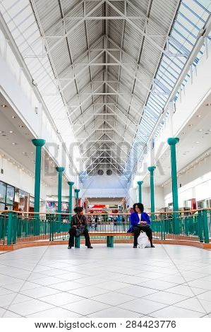 Inside Interior Of Alberton City Mall In Johannesburg