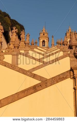 Braga, Portugal - Circa February 2019: Sanctuary Of Bom Jesus Do Monte (also Known As Sanctuary Of B