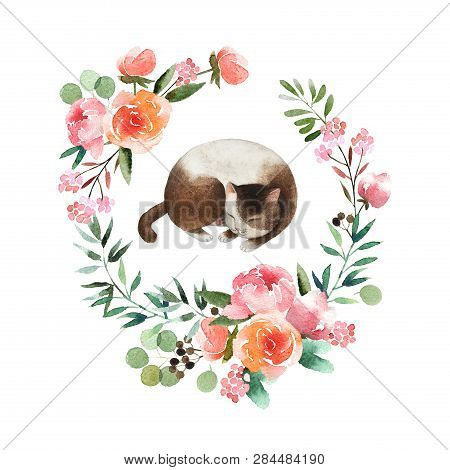 Watercolor Wreath