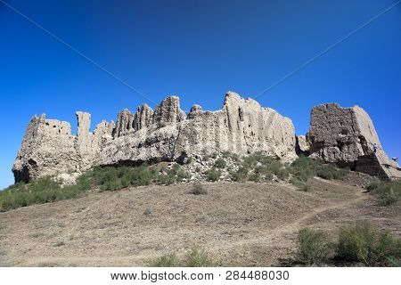 Ruins Of Fortress Kyzylkala (red Town) -trading Settlement On The Silk Road (10-13 Century), Ancient