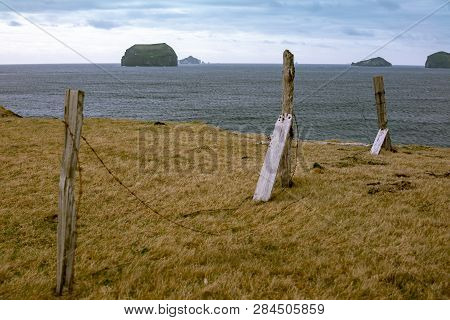 Broken Fence On Heimaey