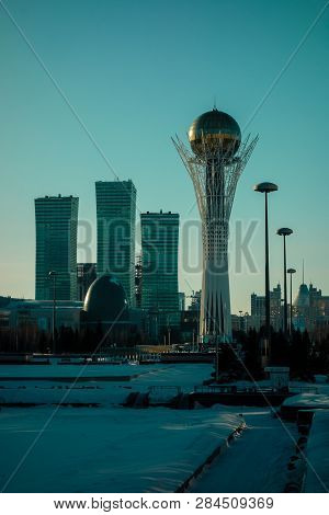 Baiterek - A Symbol Of Modern Astana, Kazakhstan