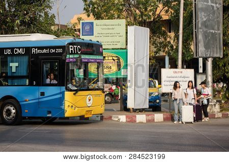 Blk Bus Of Rtc Or Chiangmai Smart Bus.