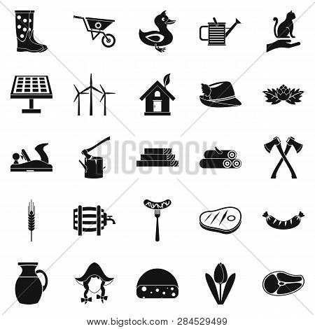 Stockroom Icons Set. Simple Set Of 25 Stockroom Icons For Web Isolated On White Background