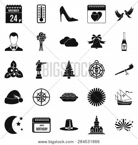 Playday Icons Set. Simple Set Of 25 Playday Icons For Web Isolated On White Background