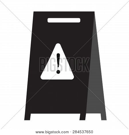 Wet Floor Icon On White Background. Flat Style. Wet Floor Icon For Your Web Site Design, Logo, App, 