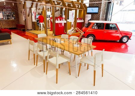 Inside Interior Of A Virgin Mobile  Store