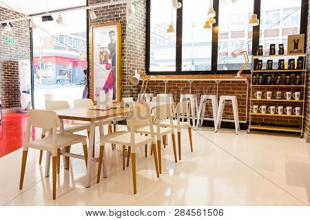 Inside Interior Of A Virgin Mobile  Store