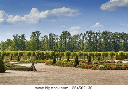 Rundale Palace Is Major Baroque Palaces Built For The Dukes Of Courland, Latvia. Garden
