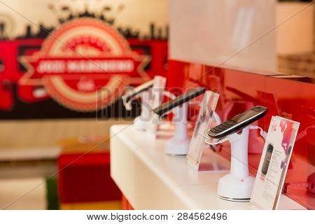 Inside Interior Of A Virgin Mobile  Store