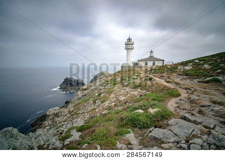 Tourinan Lighthouse, Costa De La Muerte, Muxia, Galicia