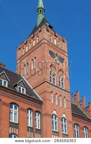 Gliwice,poland - 13 May 2018 - One Of Building Of Technical University In Gliwice, Poland.
