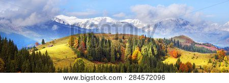 Autumn And Winter In The Mountains